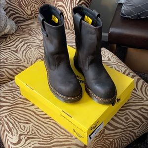 Dr Martens steel toe boots